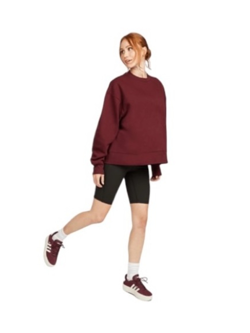 Weworewhat maroon crewneck sweatshirt: Large